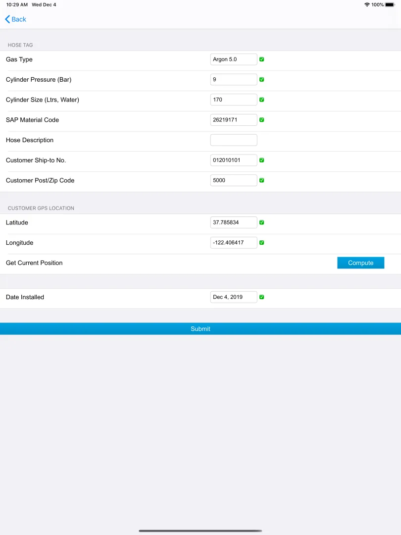 Linde Installation App screenshot 6