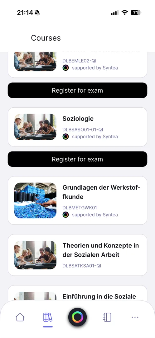 IU myCampus screenshot 2