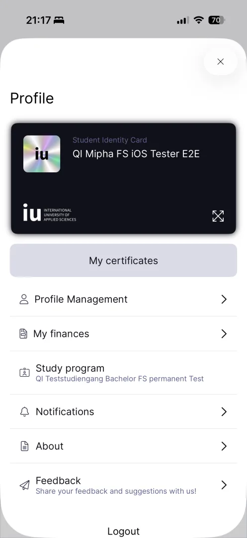 IU myCampus screenshot 7